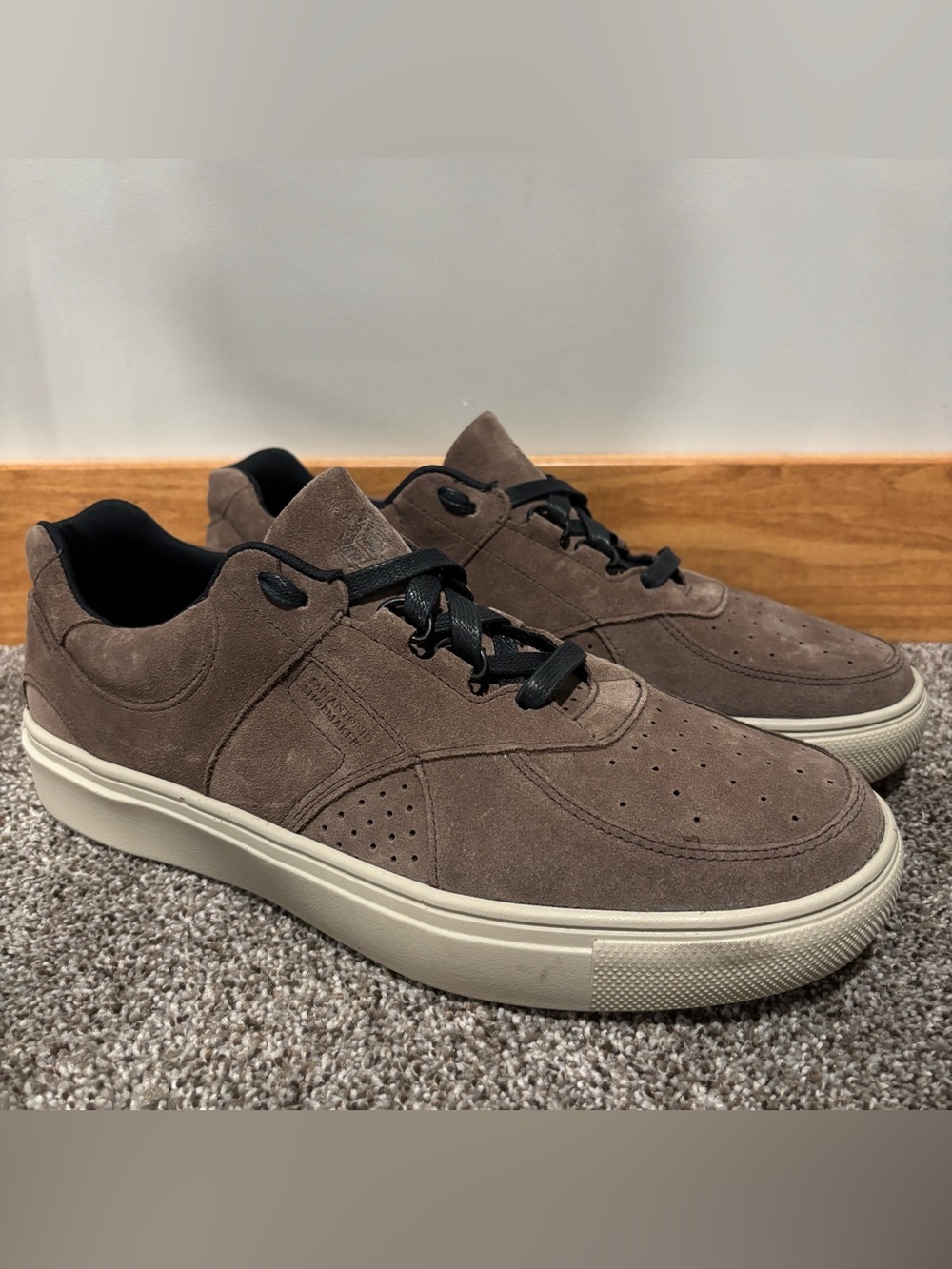 SAS High Street Suede Sneakers Mens Brown Size 11 M Comfort